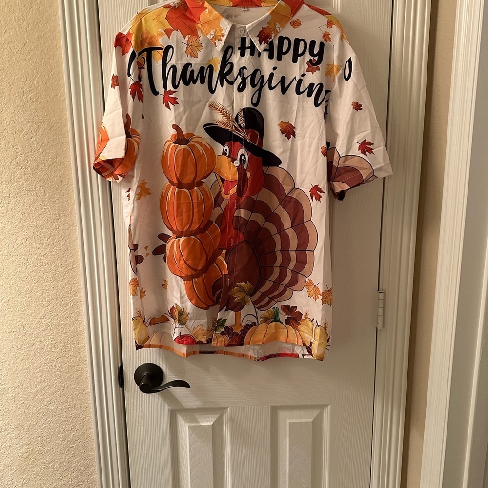 💙3/$20 Thanksgiving Turkey Graphic Shirt